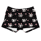 Performance Booty Shorts - Gothic Skulls