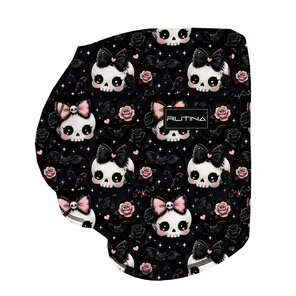 Performance Booty Shorts - Gothic Skulls