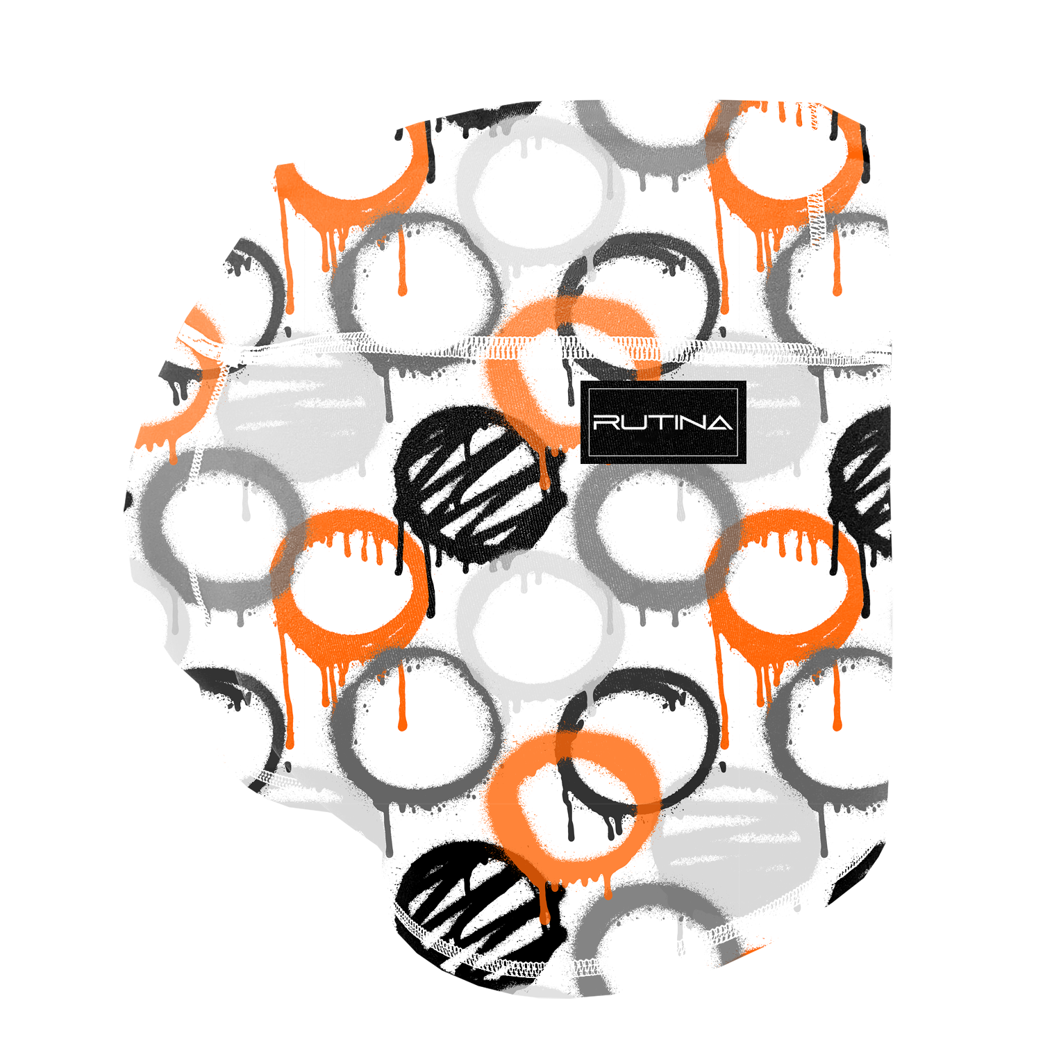 Performance Booty Shorts  - Graffiti Circles Main image