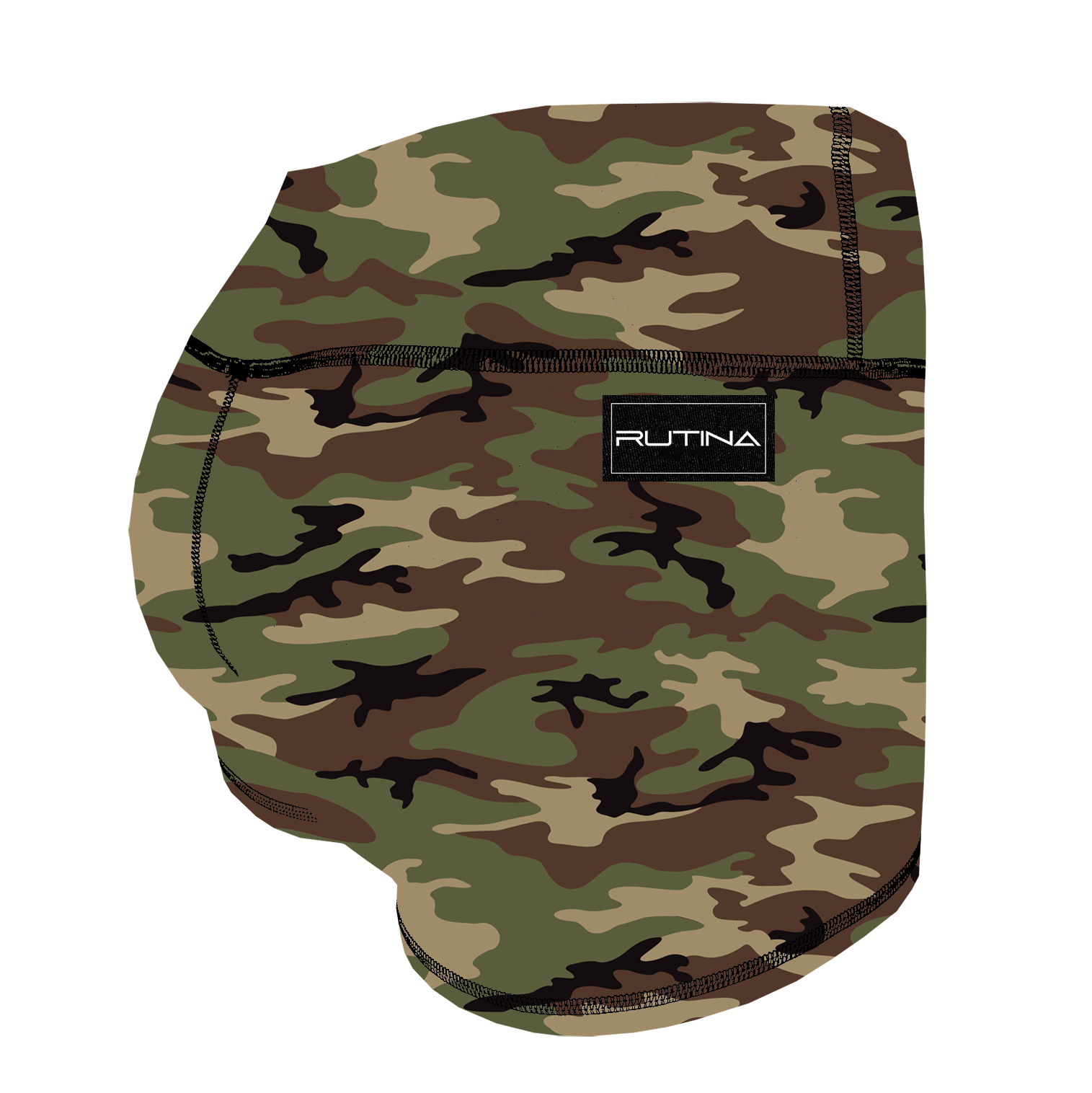 Performance Booty Shorts  - Green Camo Main image