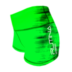 Performance Booty Shorts - Green/Black Hybrid Racer