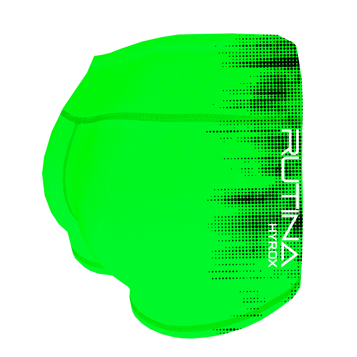 Performance Booty Shorts - Green/Black Hybrid Racer
