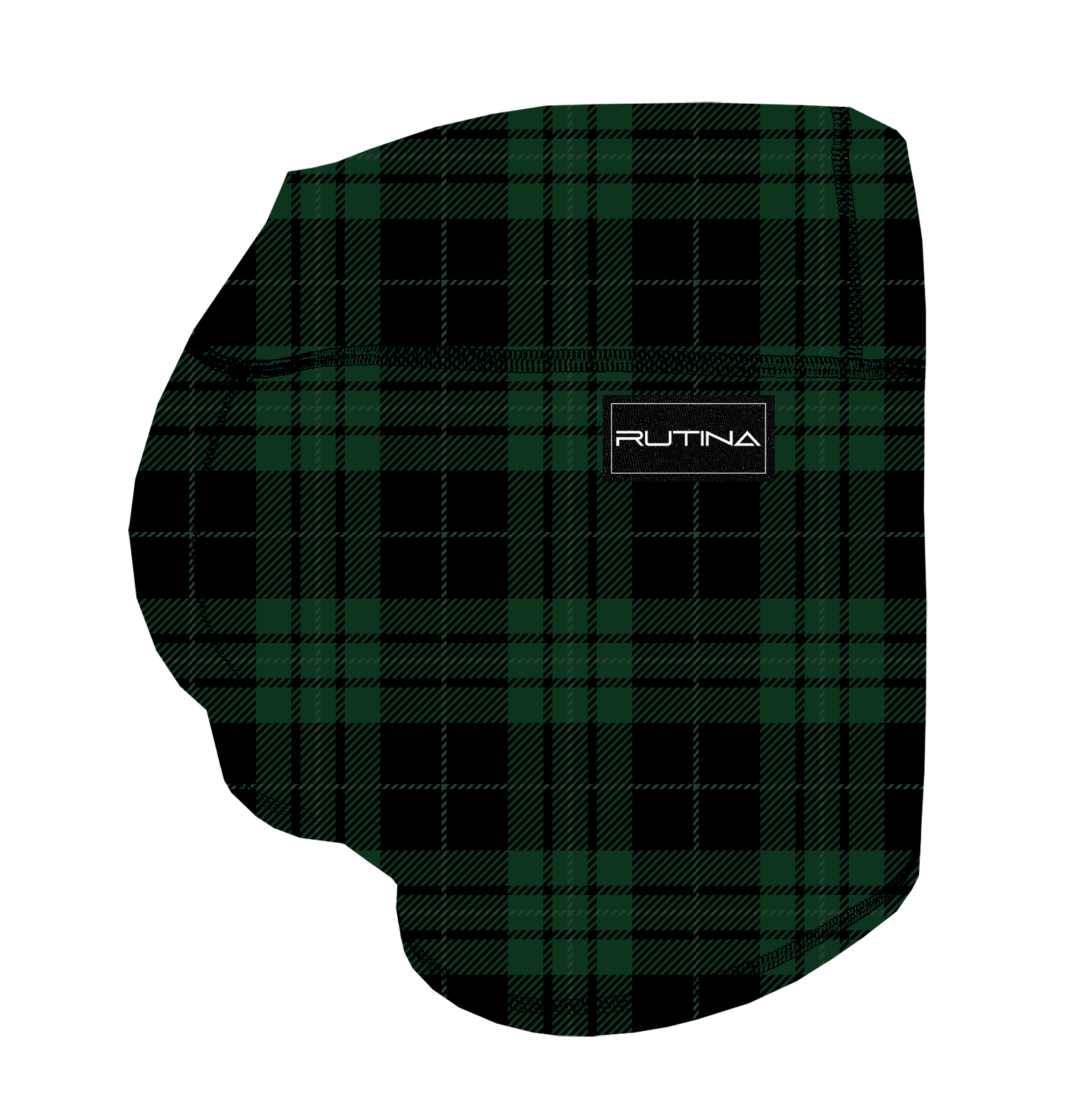 Performance Booty Shorts - Green Plaid Main image