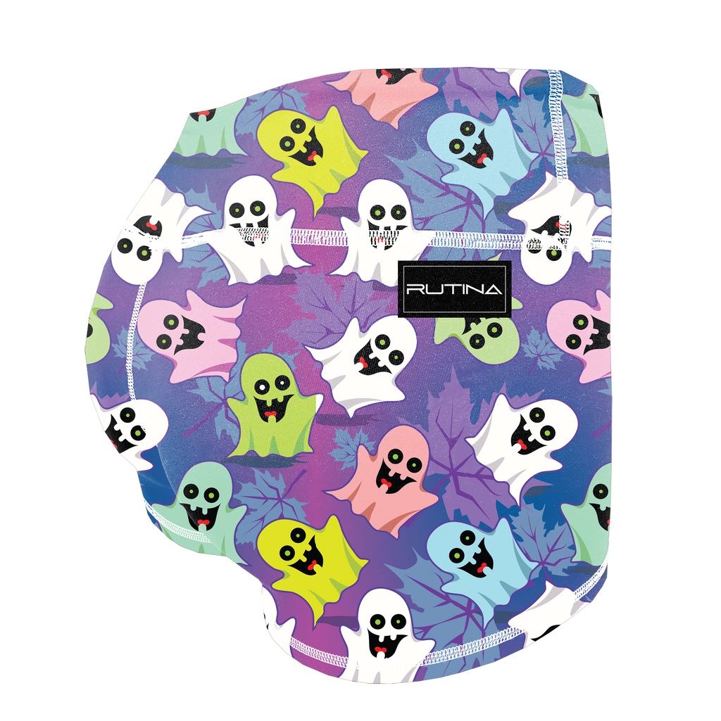 Performance Booty Shorts - Groovy Ghosts