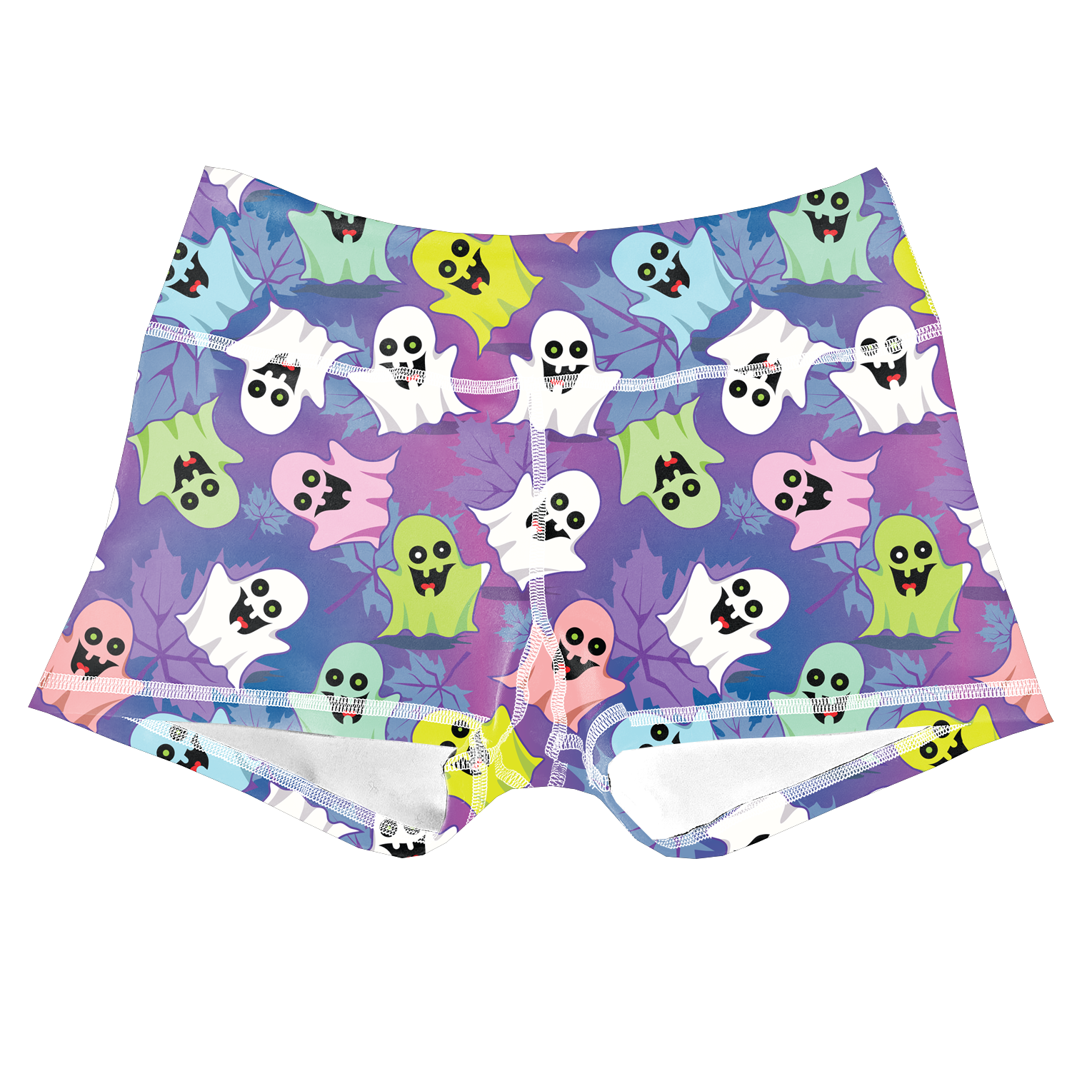 Performance Booty Shorts - Groovy Ghosts