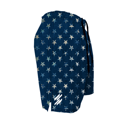 Men's Training Shorts - Grunge Stars