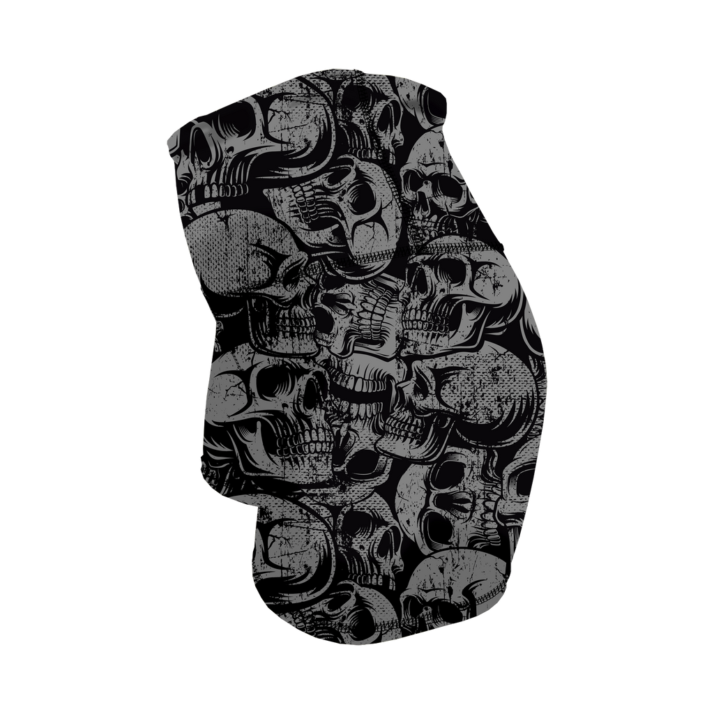 HR Performance Booty Shorts - Grunge Skulls