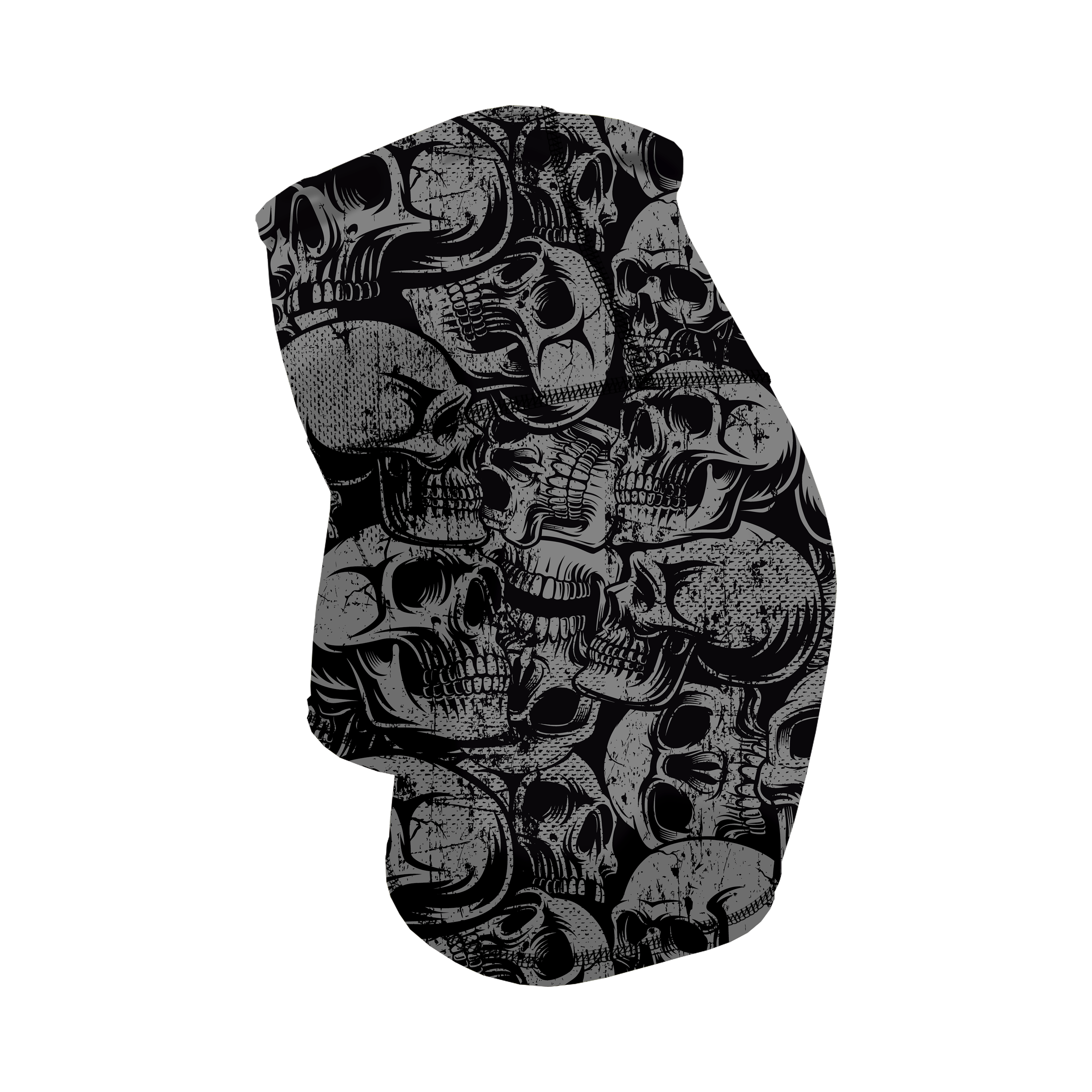 HR Performance Booty Shorts - Grunge Skulls
