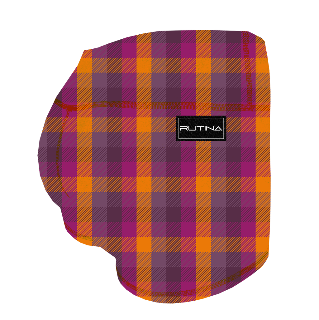 Performance Booty Shorts - Halloween Plaid