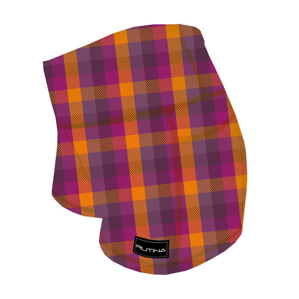 Performance Booty Shorts - Halloween Plaid