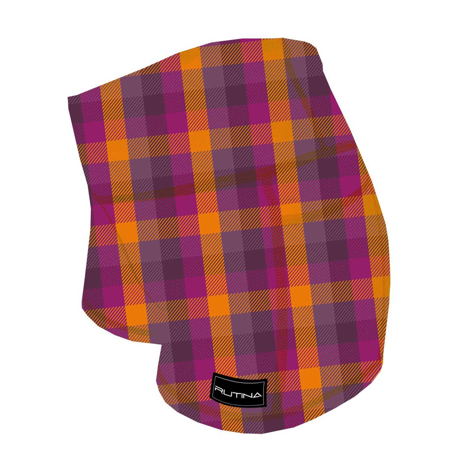 Performance Booty Shorts - Halloween Plaid