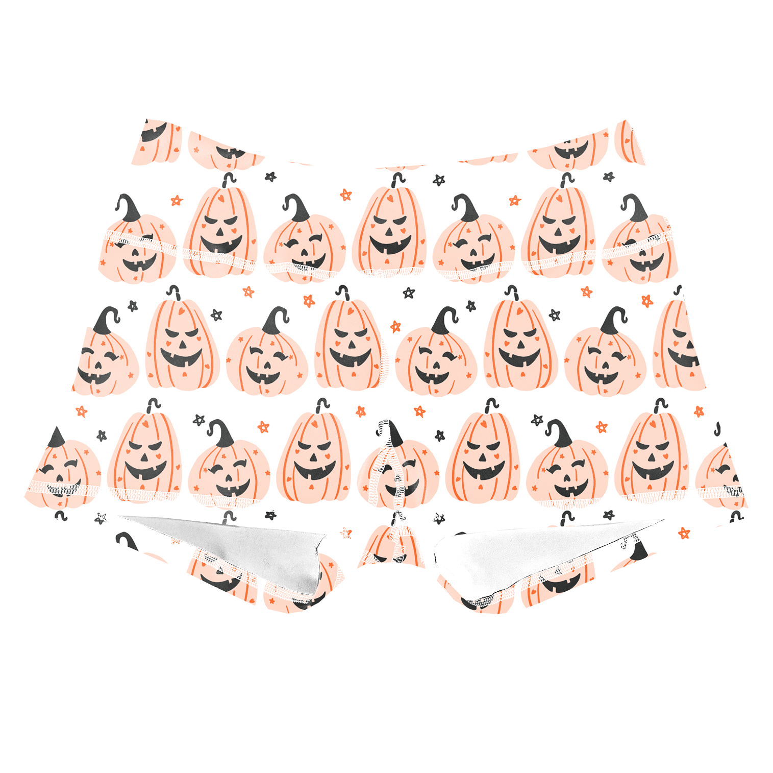 Performance Booty Shorts - Happy Pumpkins Secondary image