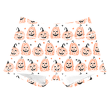 Performance Booty Shorts - Happy Pumpkins