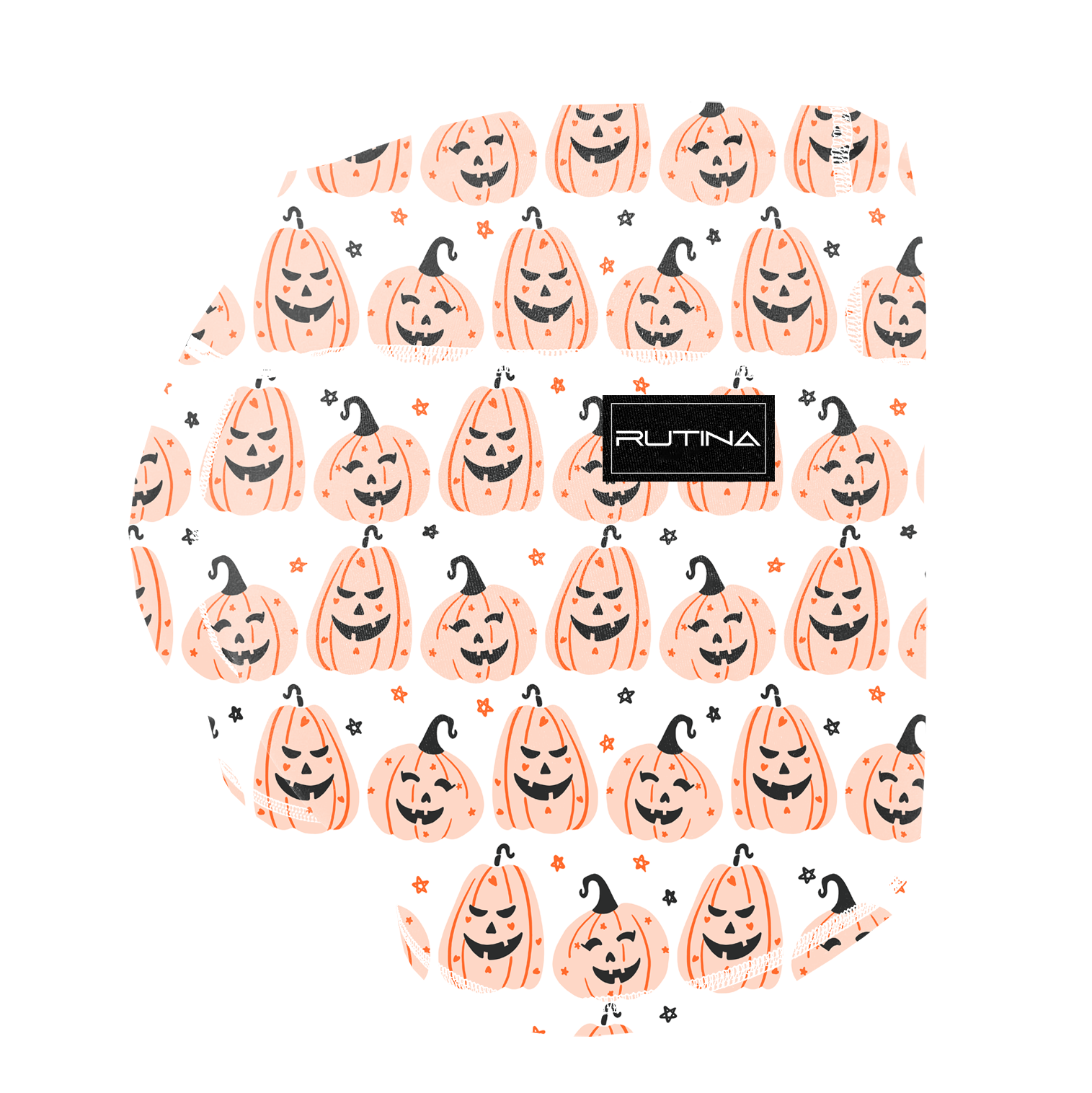 Performance Booty Shorts - Happy Pumpkins Main image