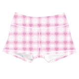 Performance Booty Shorts - Heartfelt Plaid