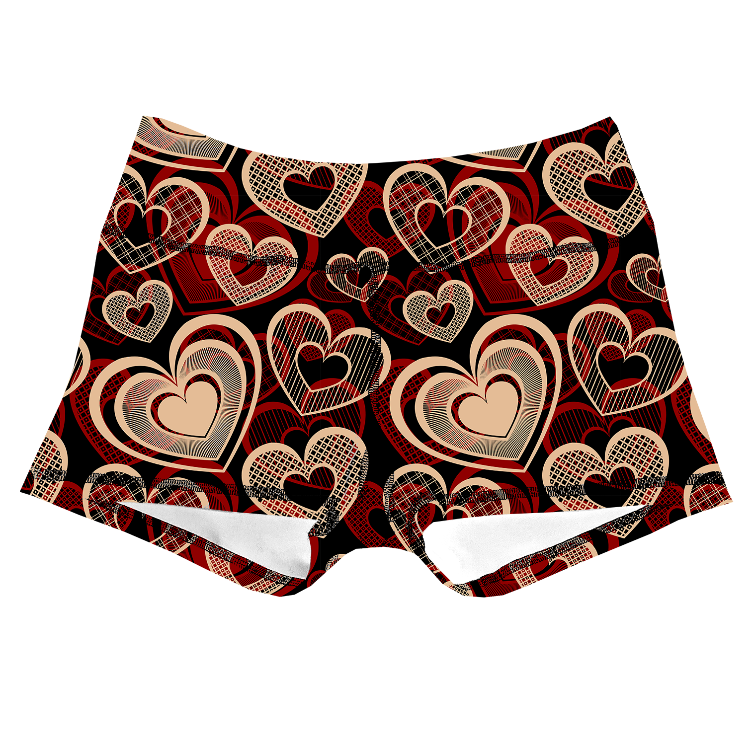 Performance Booty Shorts - Heart's Desire