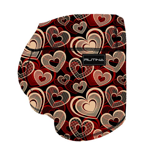 Performance Booty Shorts - Heart's Desire