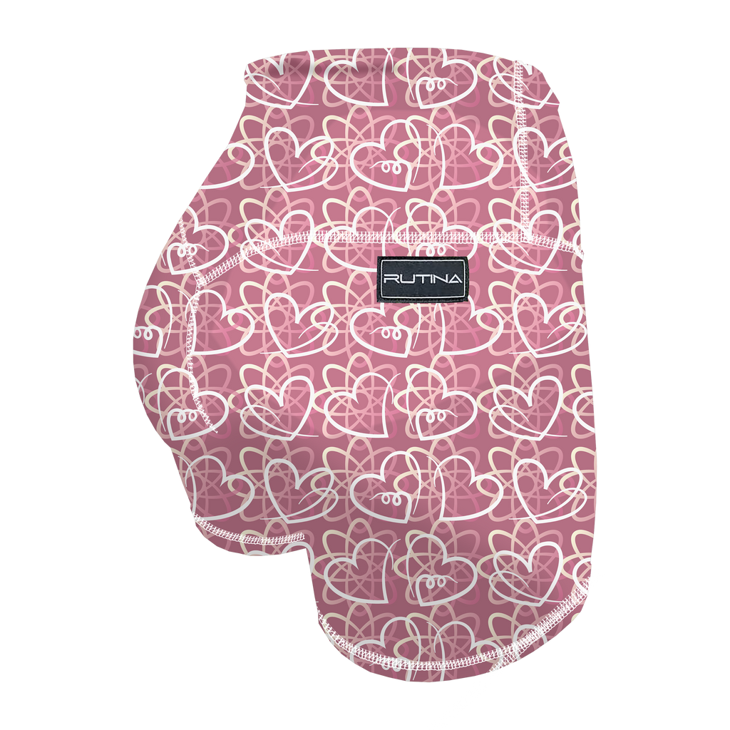 HR Performance Booty Shorts - Hearts Duet