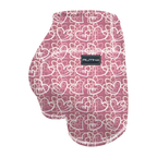 HR Performance Booty Shorts - Hearts Duet