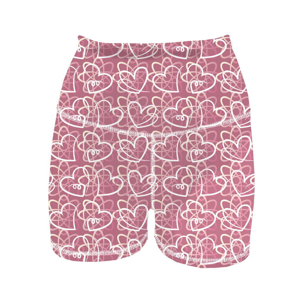 HR Performance Booty Shorts - Hearts Duet