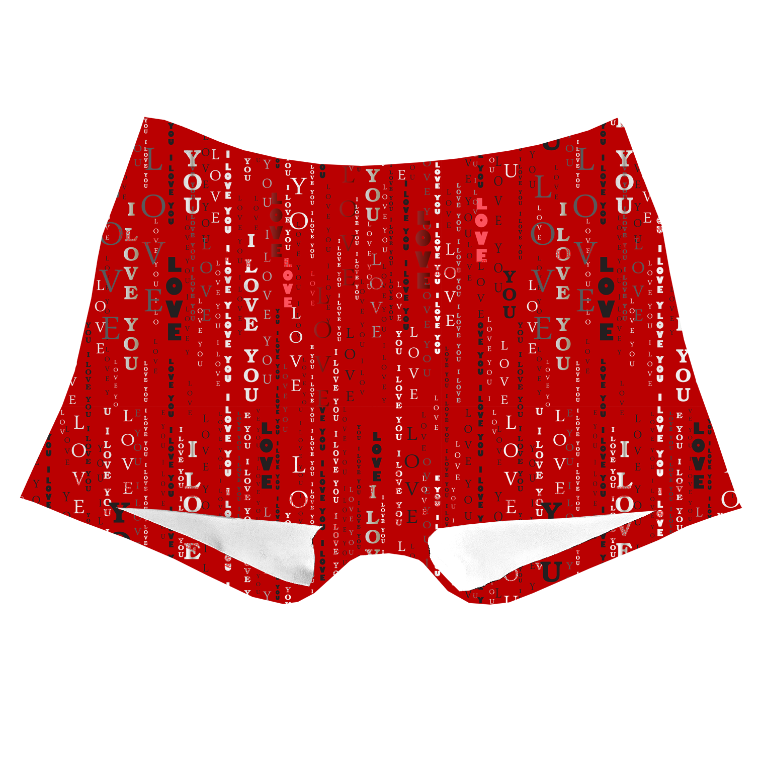 Performance Booty Shorts - I Love You