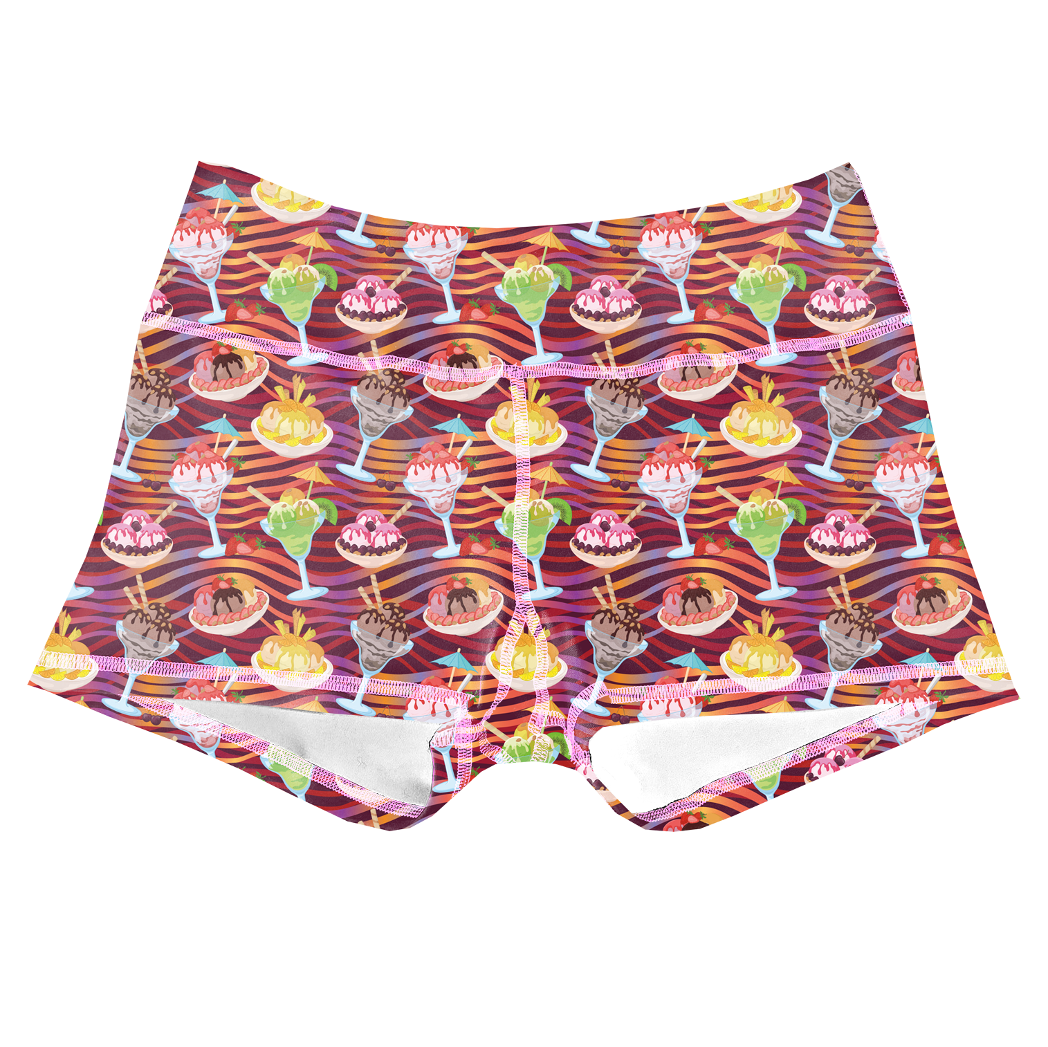 Performance Booty Shorts - Ice Cream Party Secondary image