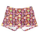 Performance Booty Shorts - Ice Cream Party