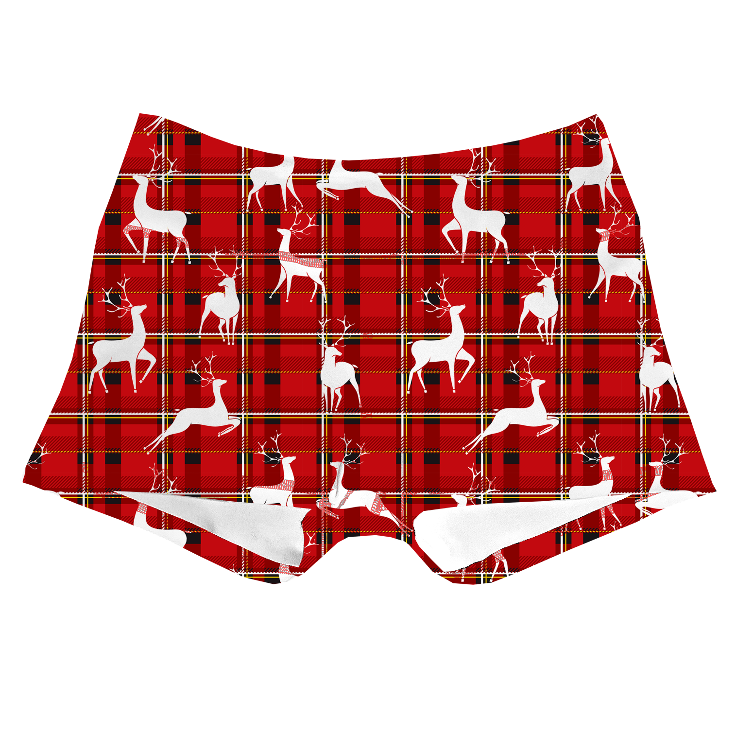 Performance Booty Shorts - Jingle Plaid Secondary image