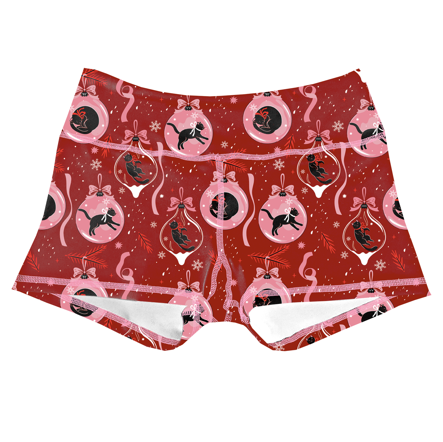 Performance Booty Shorts - Kitty Ornaments Secondary image