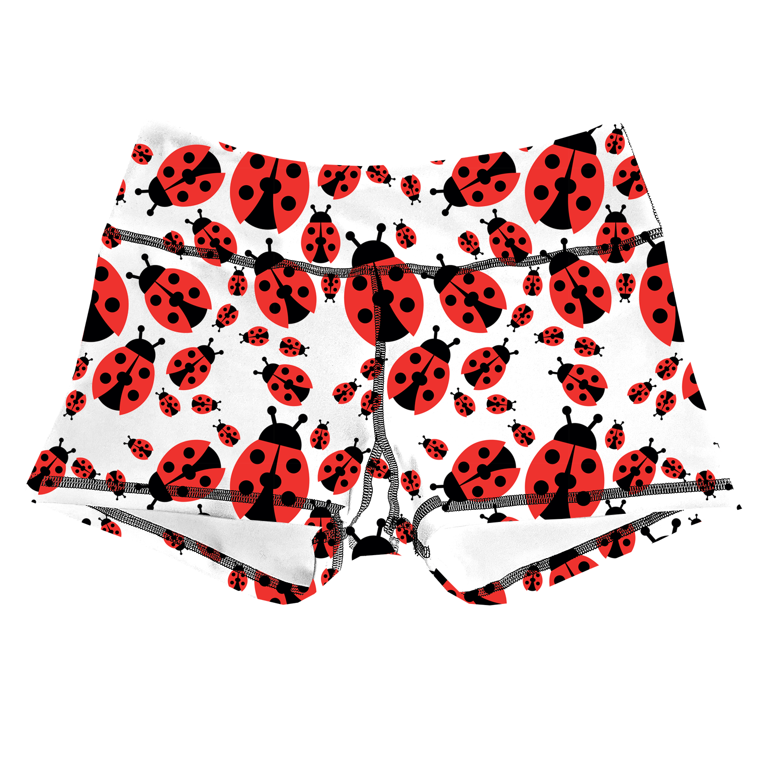 Performance Booty Shorts - Lady Bugs