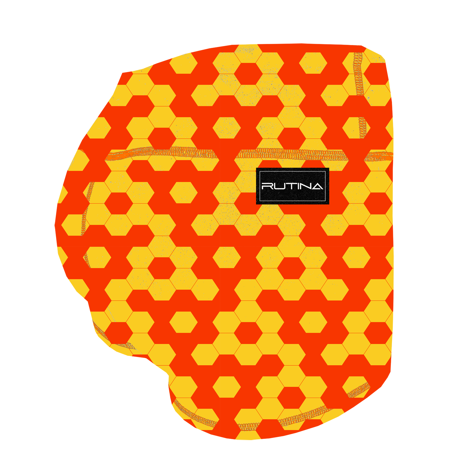 Performance Booty Shorts - Lava Hexagons Main image