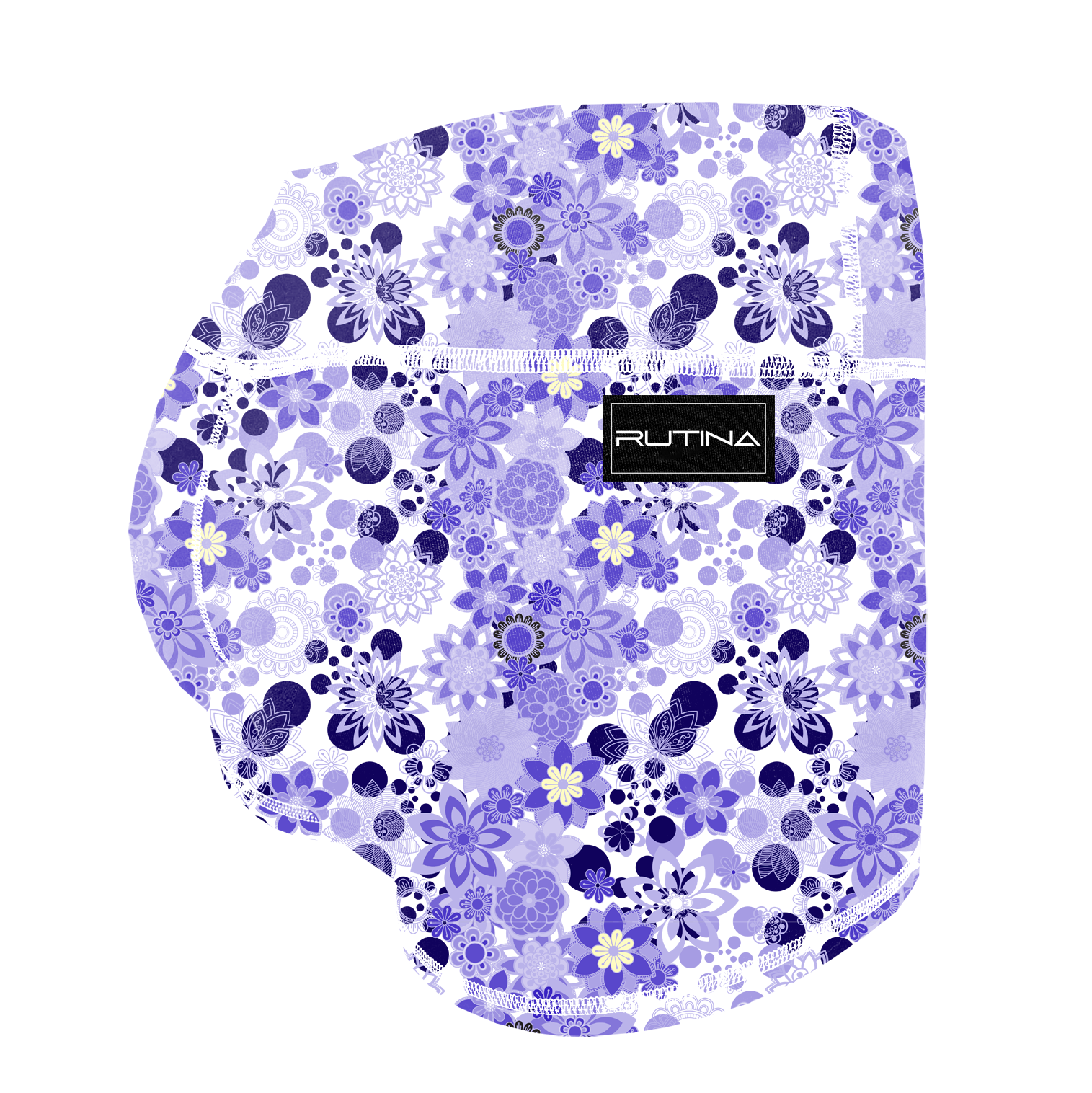 Performance Booty Shorts - Lavender Flowers Main image