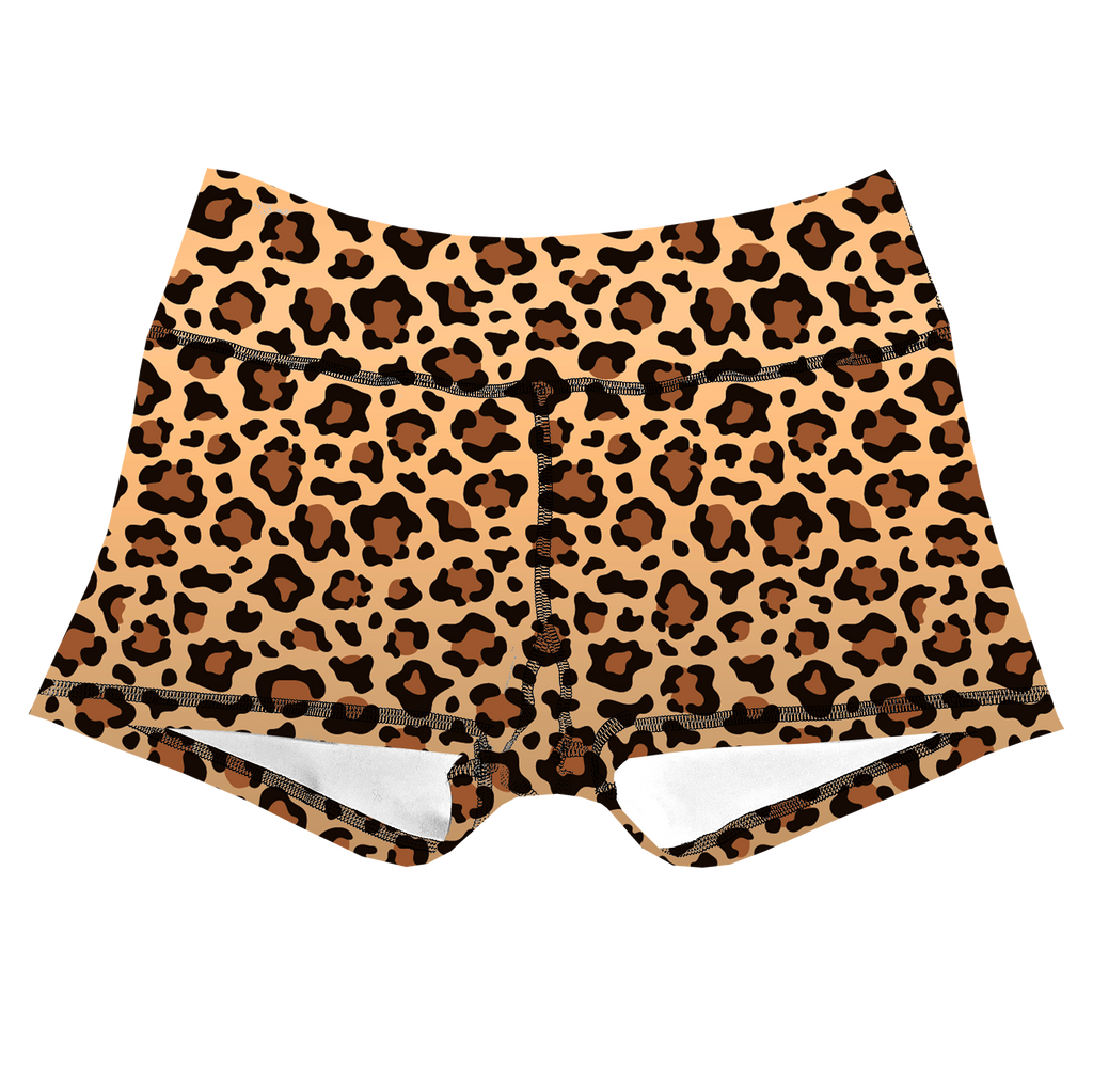 Performance Booty Shorts - Leopard