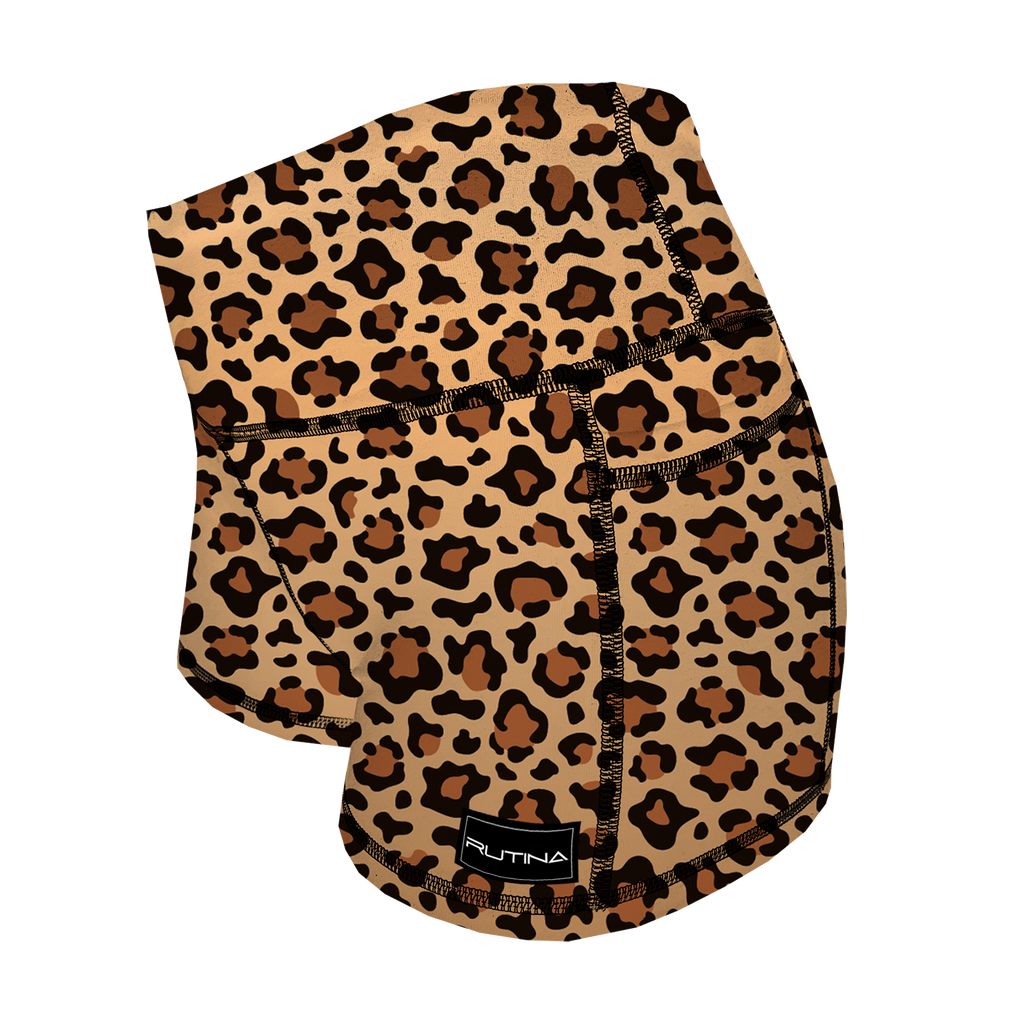 Performance Booty Shorts - Leopard
