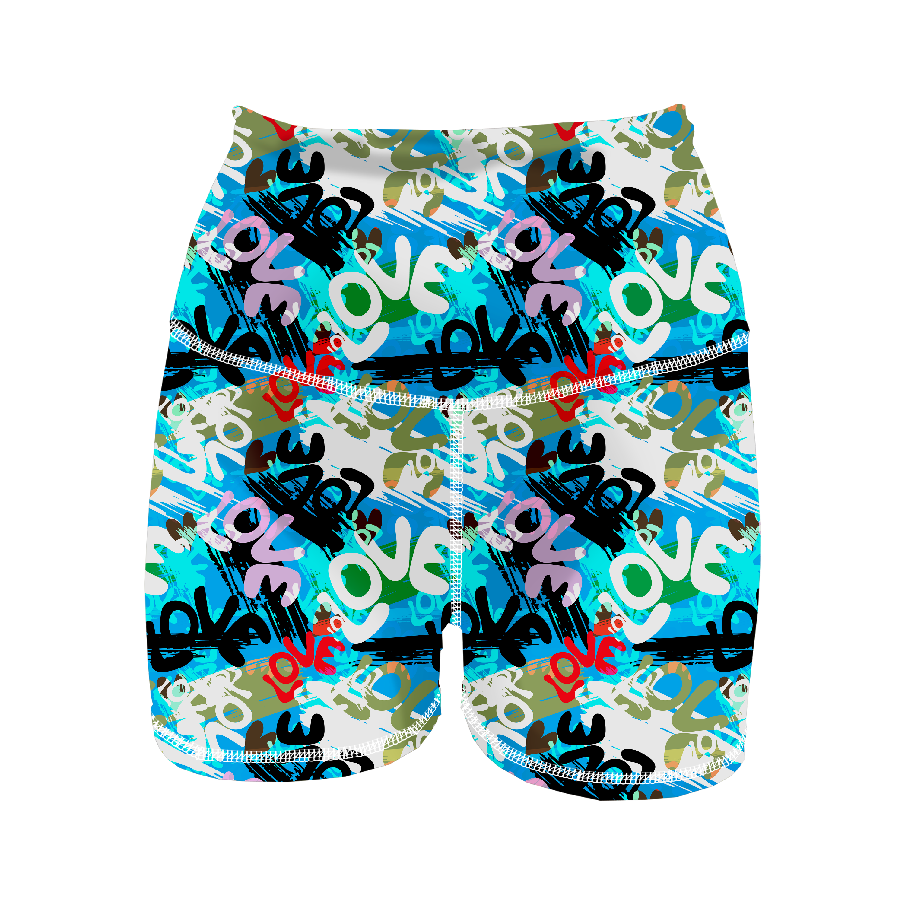 HR Performance Booty Shorts - Love