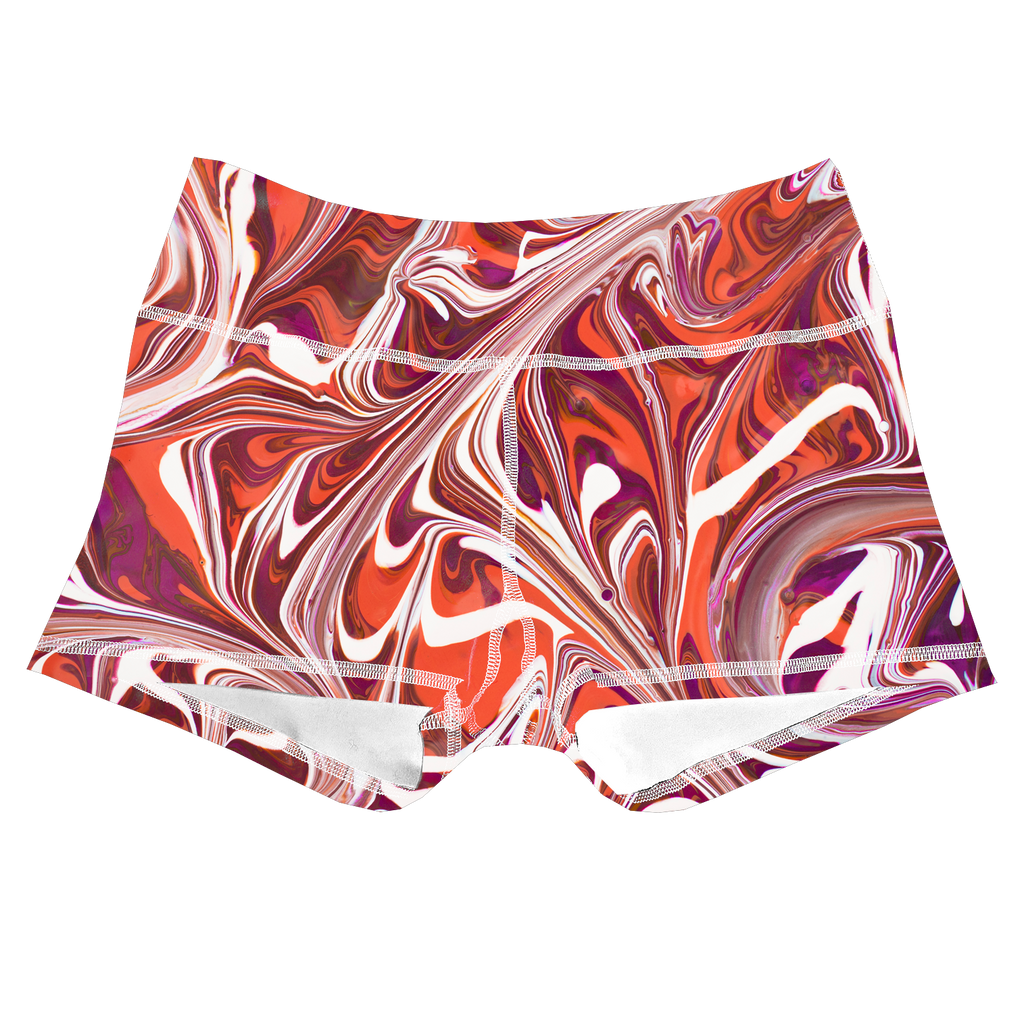 Performance Booty Shorts - Marble