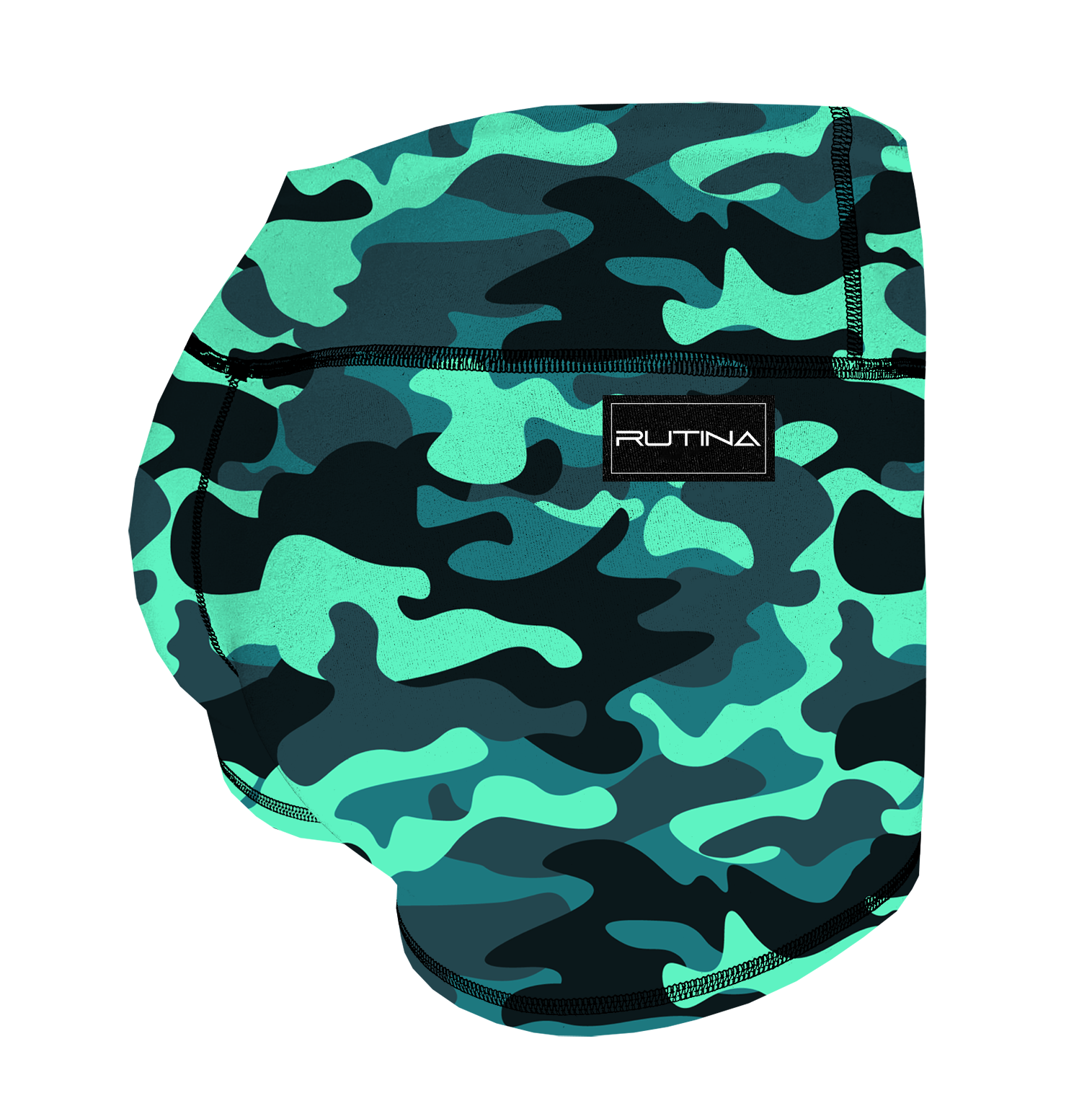 Performance Booty Shorts  - Mint Camo Main image