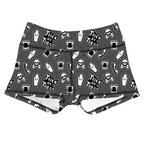 Performance Booty Shorts - Mourning