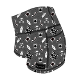 Performance Booty Shorts - Mourning