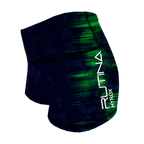 Performance Booty Shorts - Navy/Green Hybrid Racer