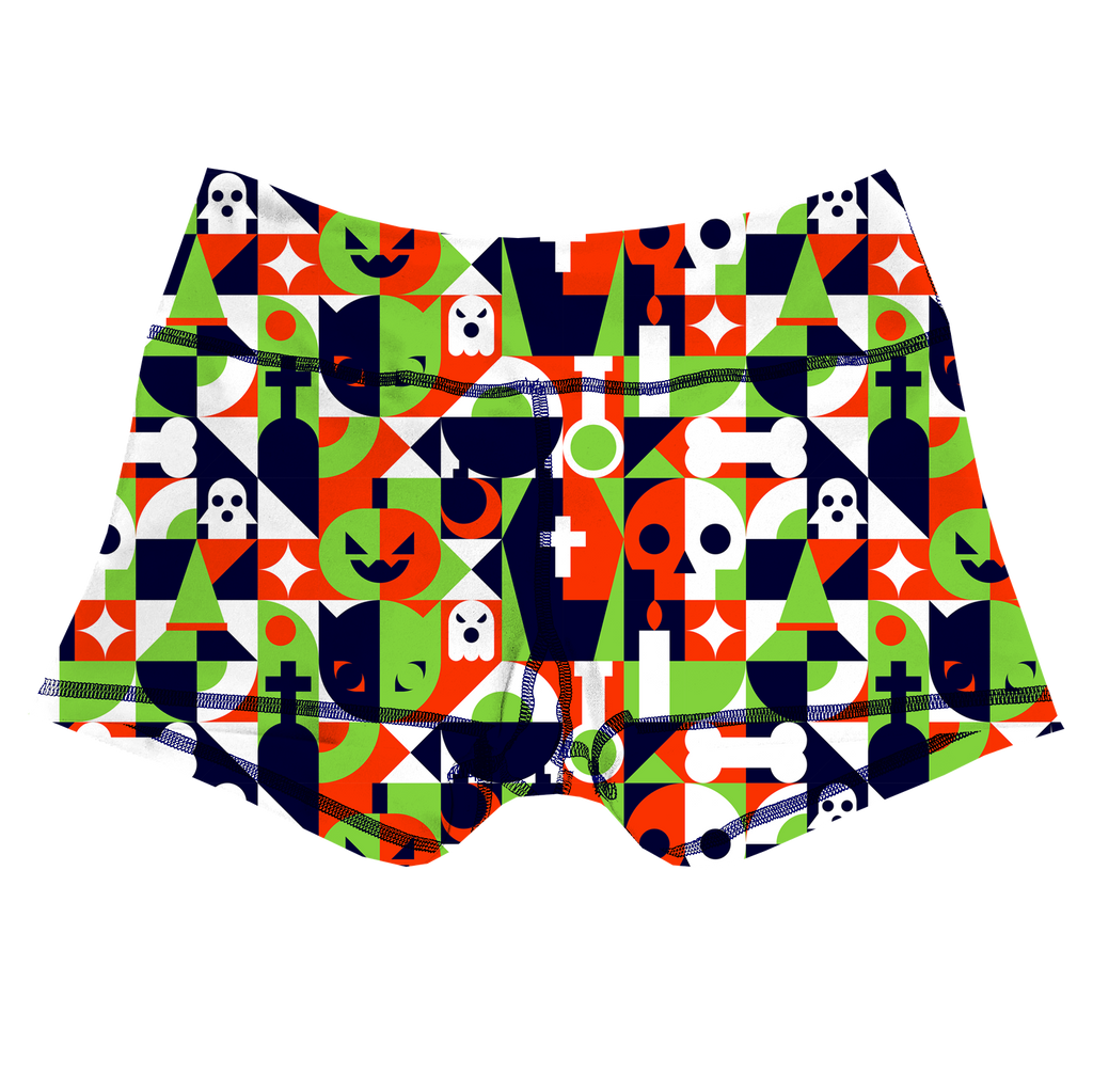 Performance Booty Shorts - Neon Graveyard