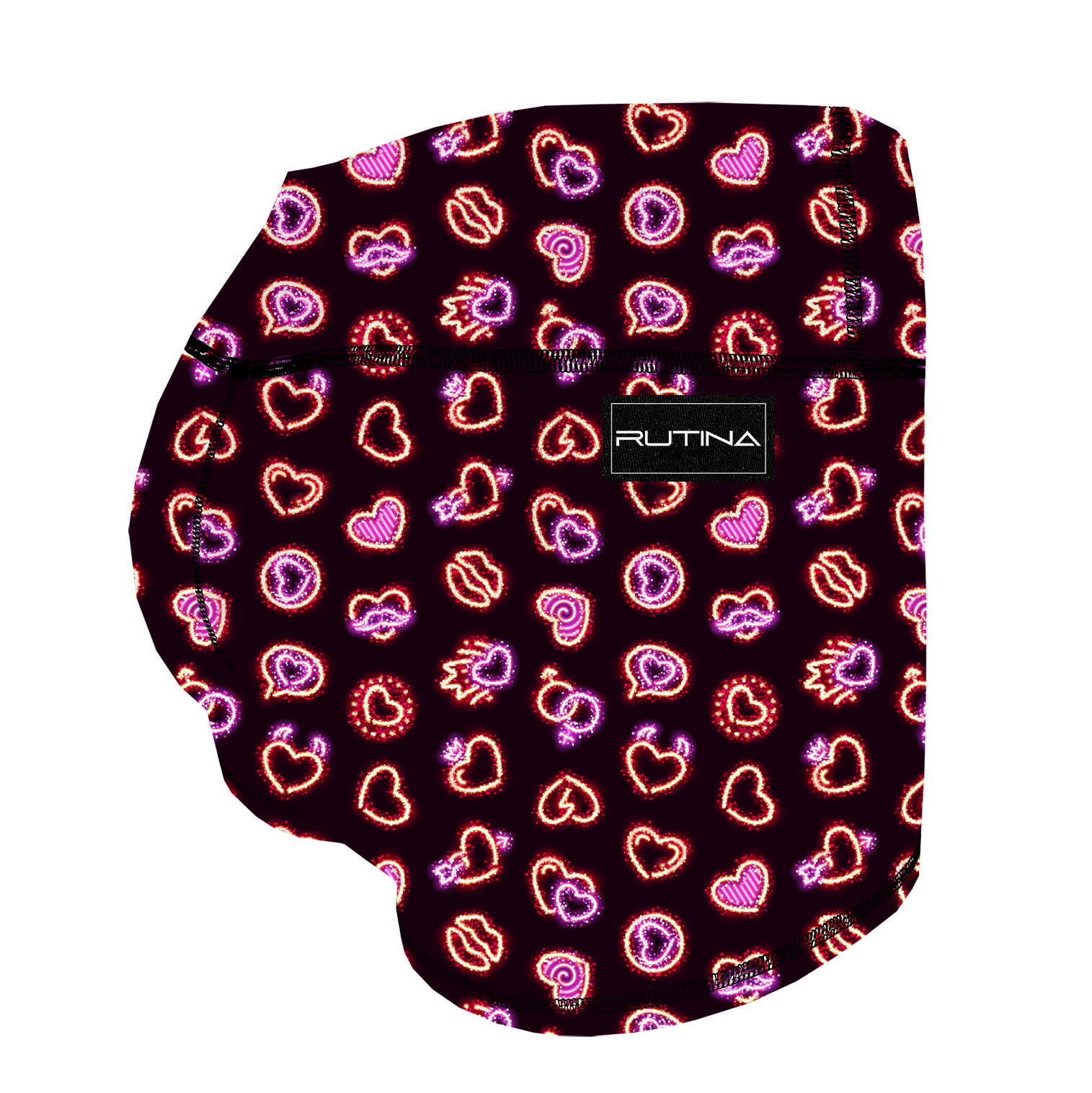 Performance Booty Shorts - Neon Kisses Main image