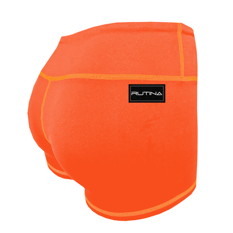 Performance Booty Shorts - Neon Orange