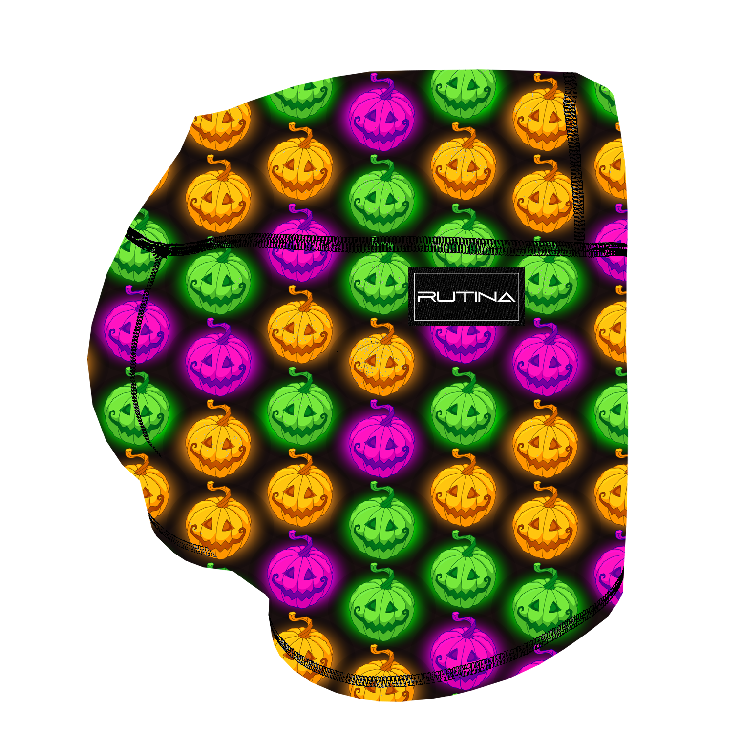 Performance Booty Shorts - Neon Pumpkins Main image