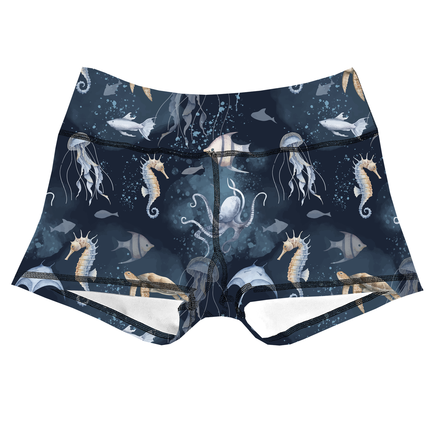 Performance Booty Shorts - Opaline Shadows