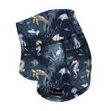 Performance Booty Shorts - Opaline Shadows