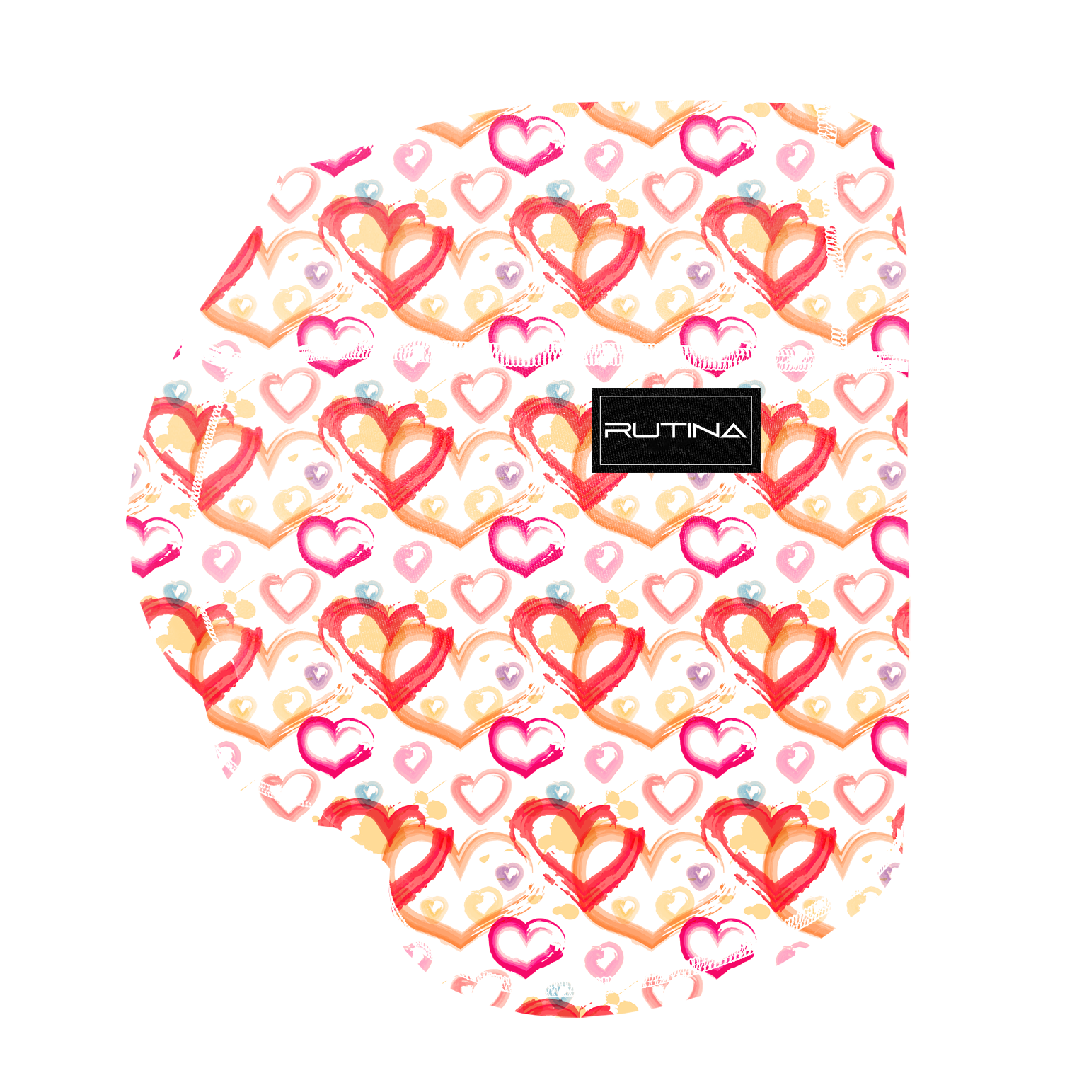 Performance Booty Shorts - Painted Hearts Main image