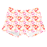 Performance Booty Shorts - Painted Hearts