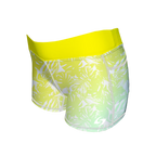 Women's Swim Short - Palm Leaves