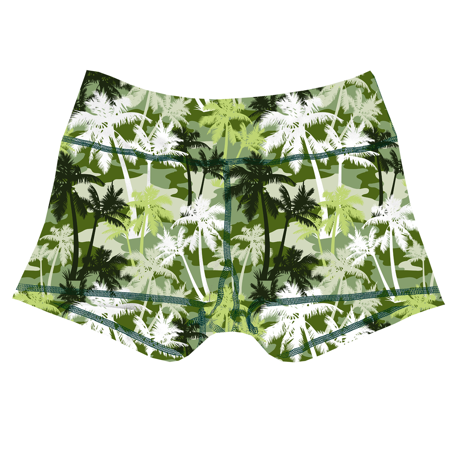 Performance Booty Shorts - Palm Tree Camo Secondary image